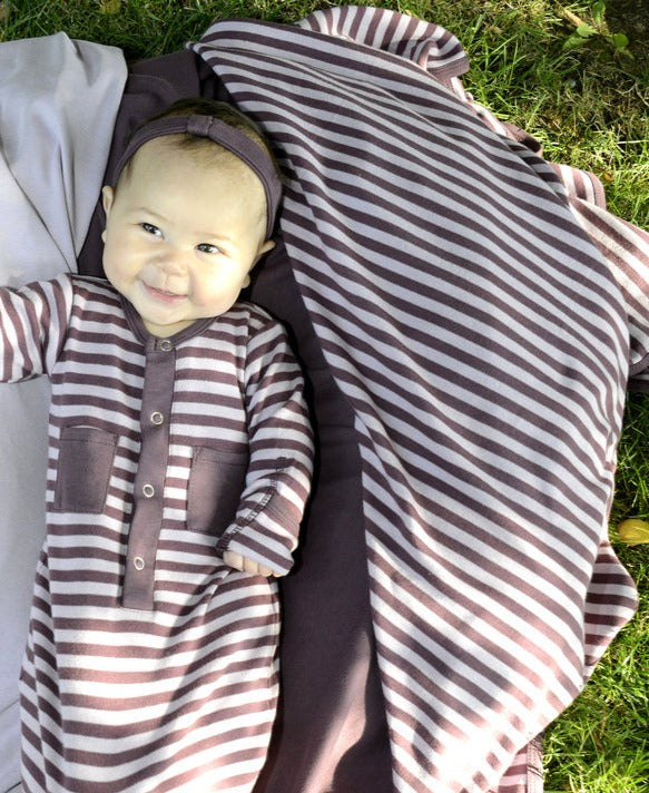 Lavender/Eggplant - Organic Blanket