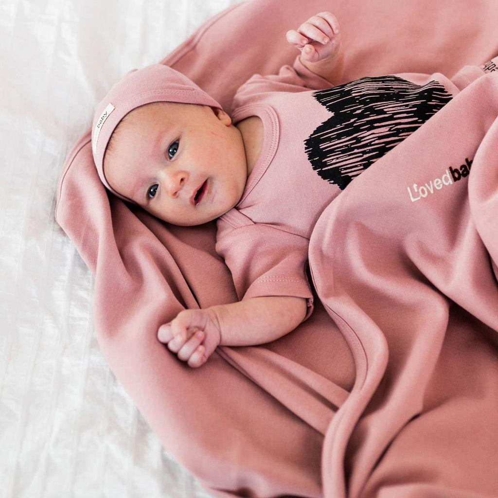 Mauve - Organic Blanket