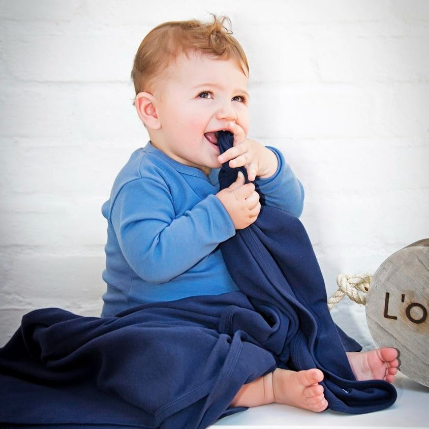 Navy - Organic Blanket