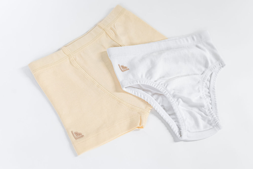 White - Kids' Organic Briefs