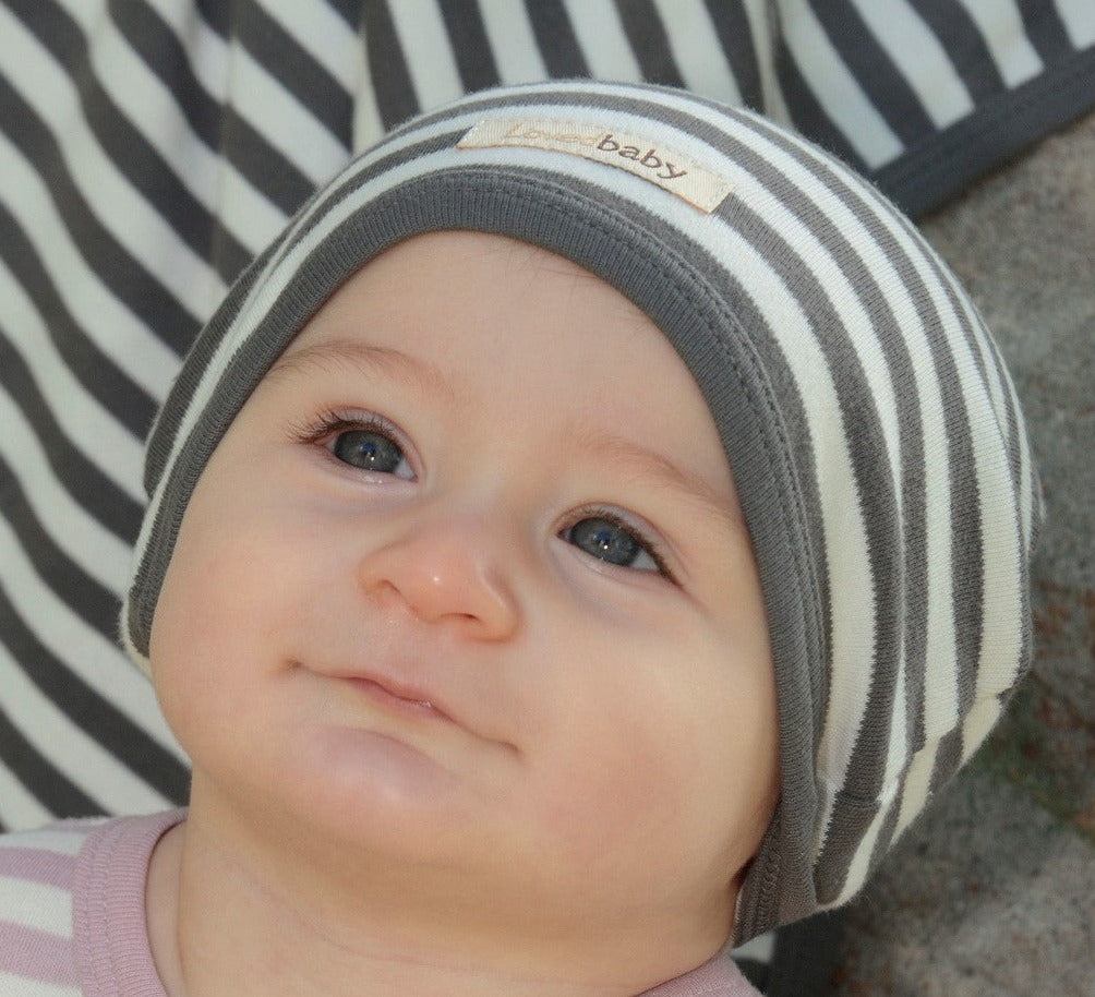 Gray/Beige - Organic Cute Cap