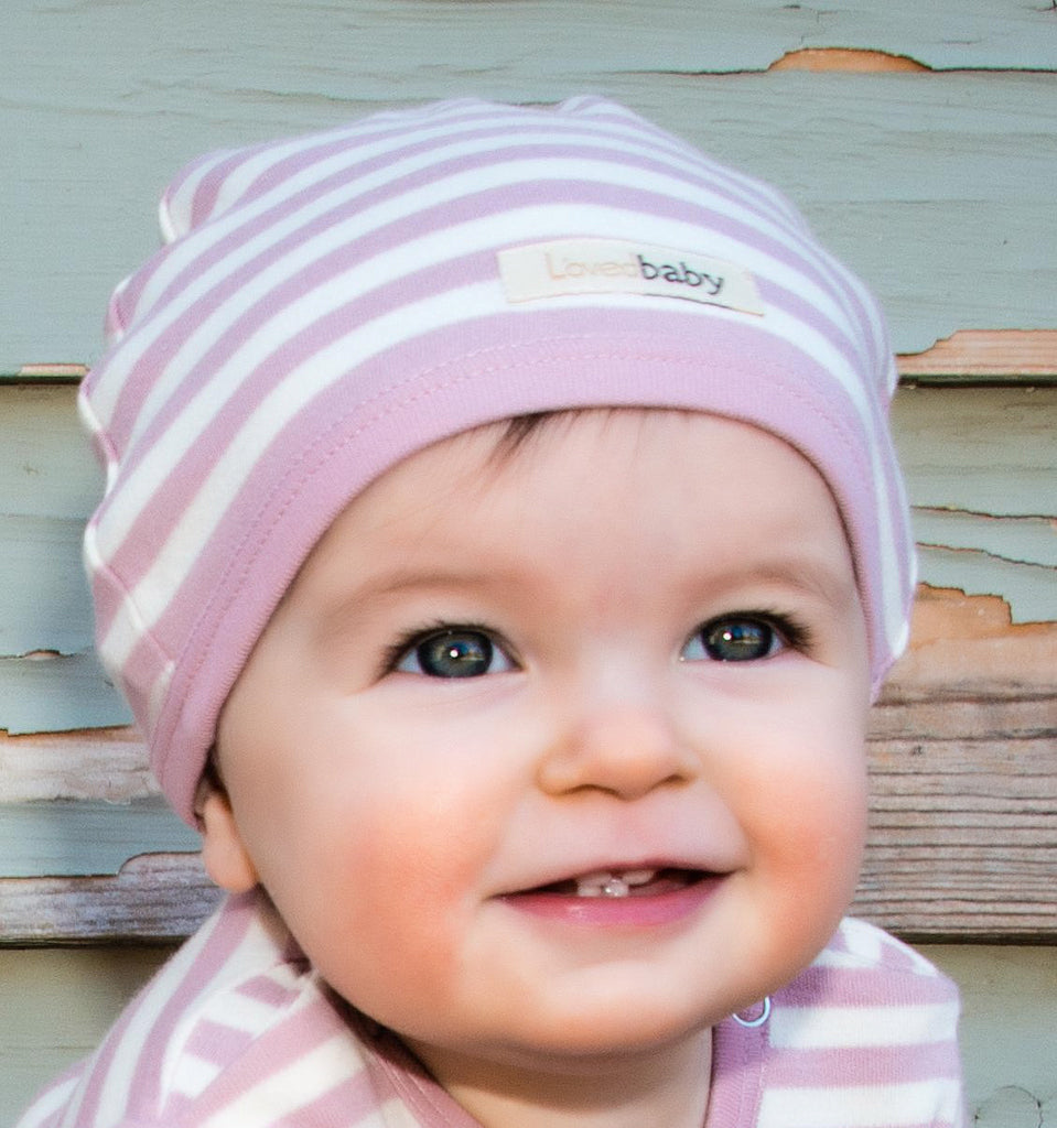 Mauve/Beige - Organic Cute Cap