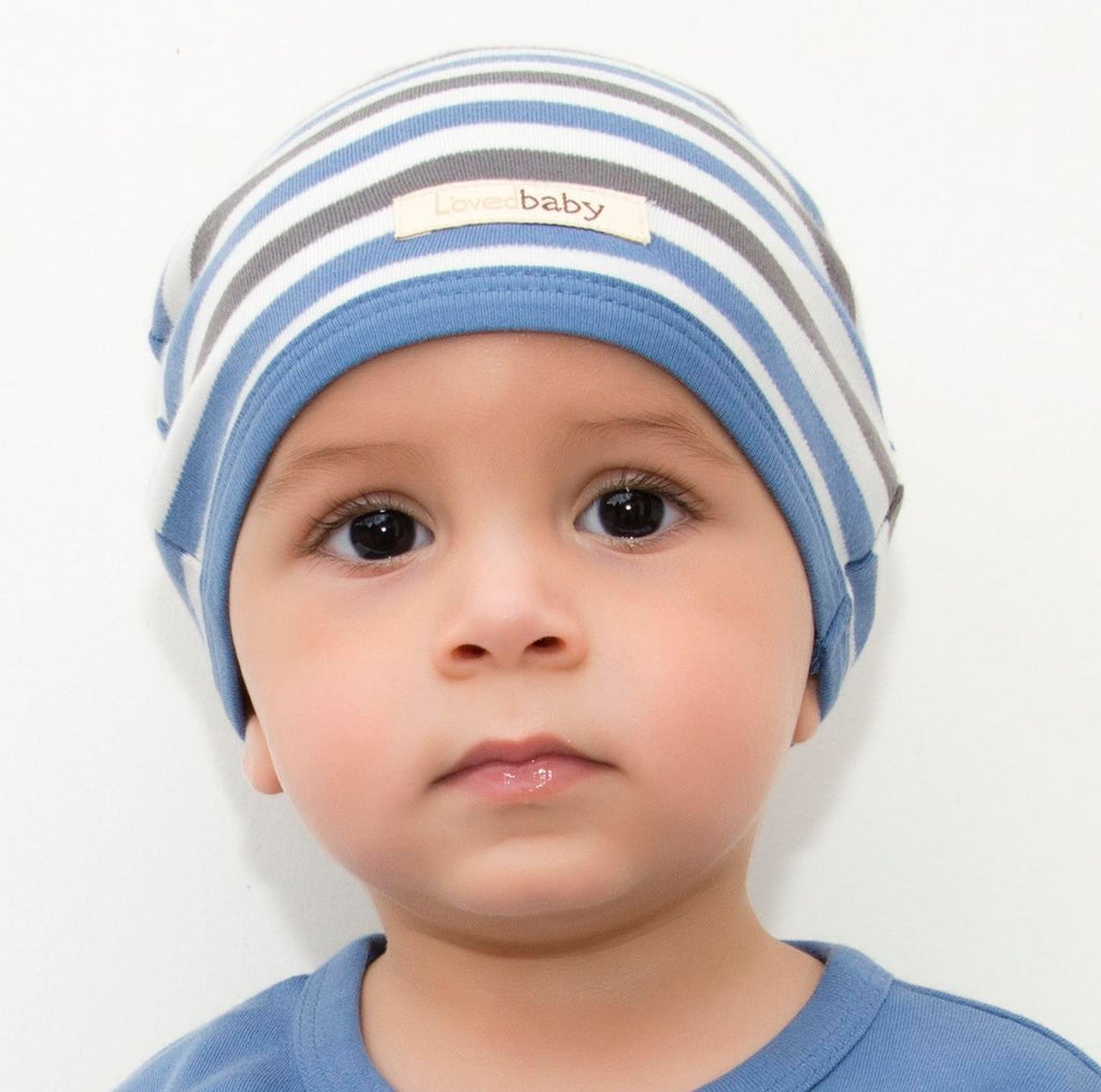 Slate Stripe - Organic Cute Cap