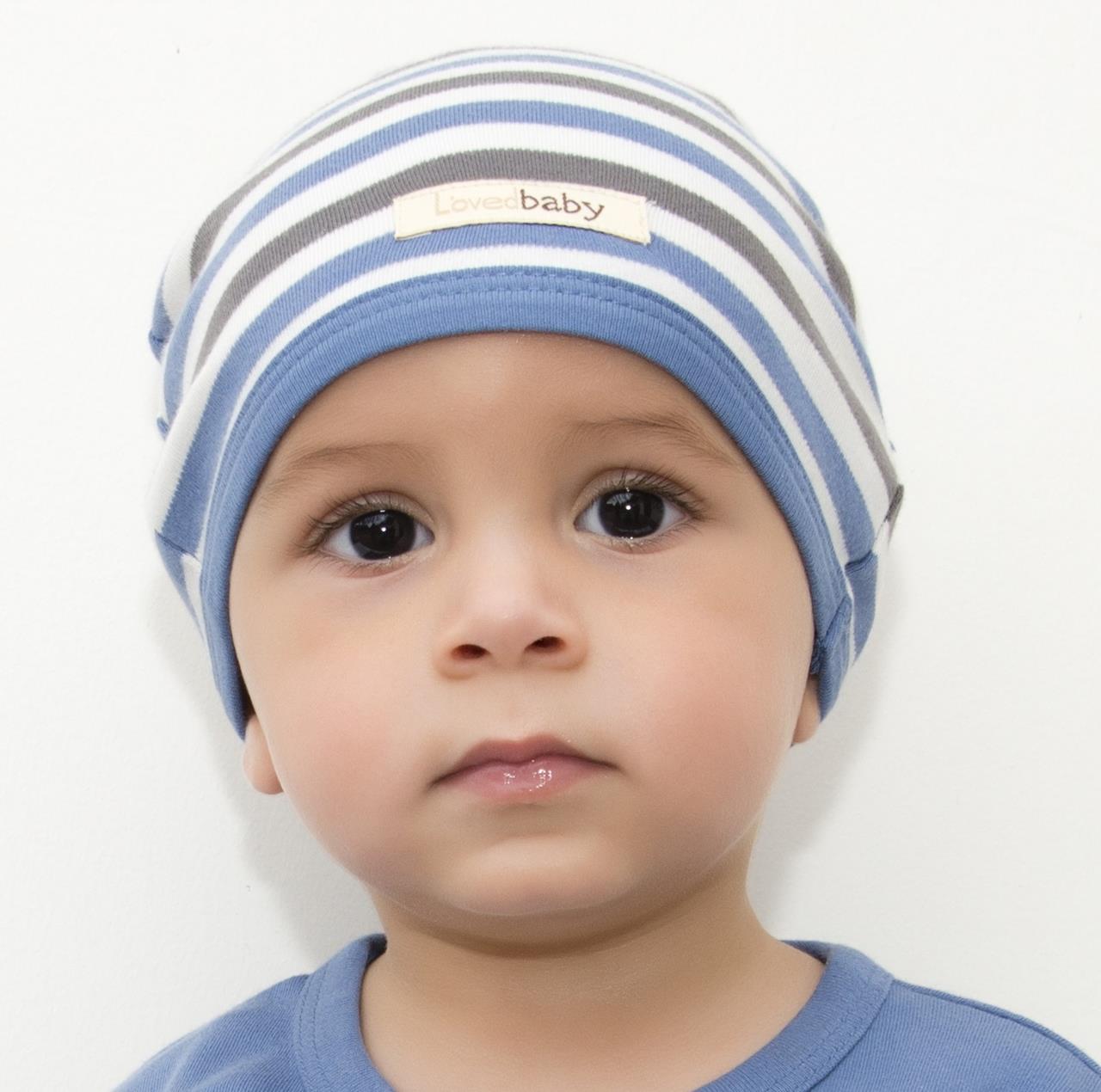 Slate Stripe - Organic Cute Cap