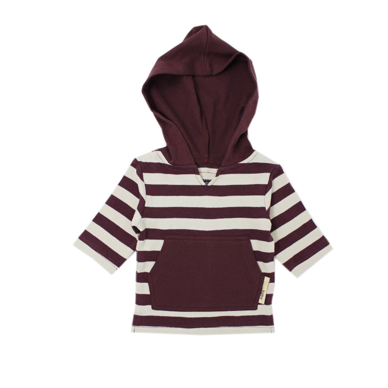 Eggplant/Stone Stripe
