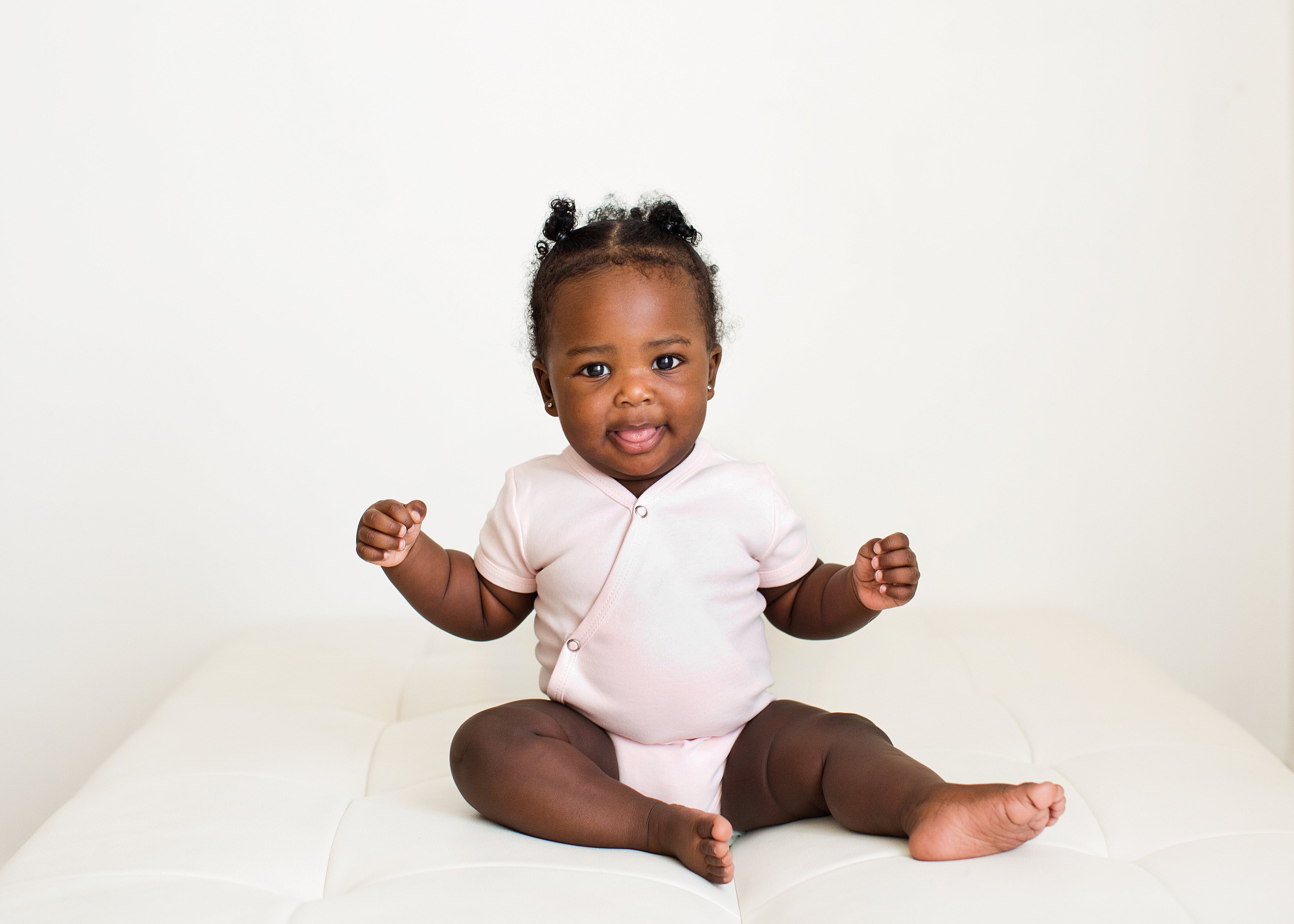 Blush - Organic Short-Sleeve Kimono Bodysuit