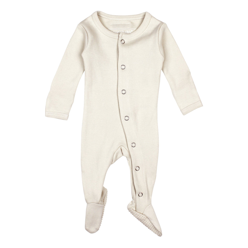 Buttercream - Organic Snap Footie