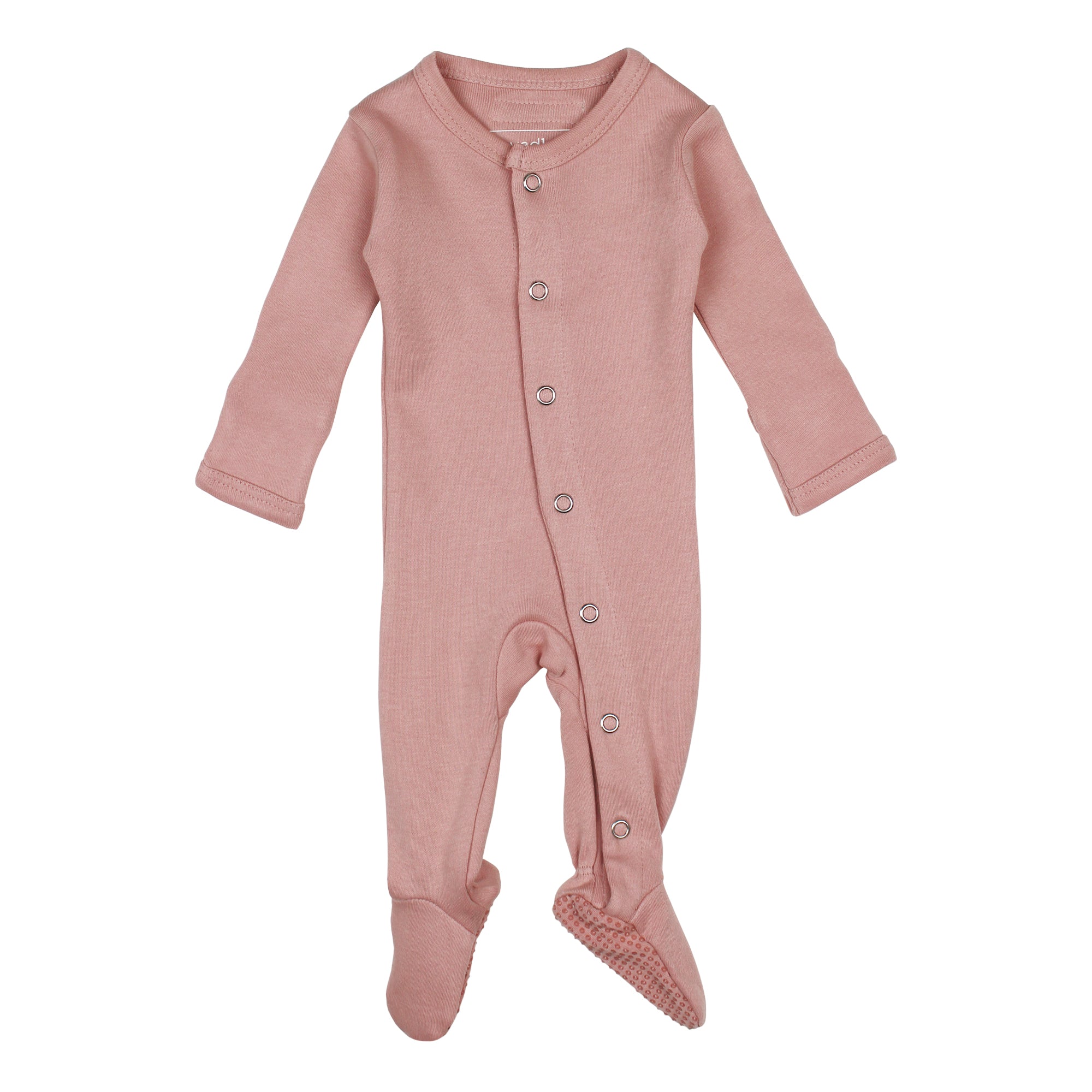 Mauve - Organic Snap Footie