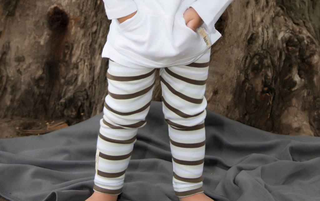 Bark Stripe - Organic Leggings