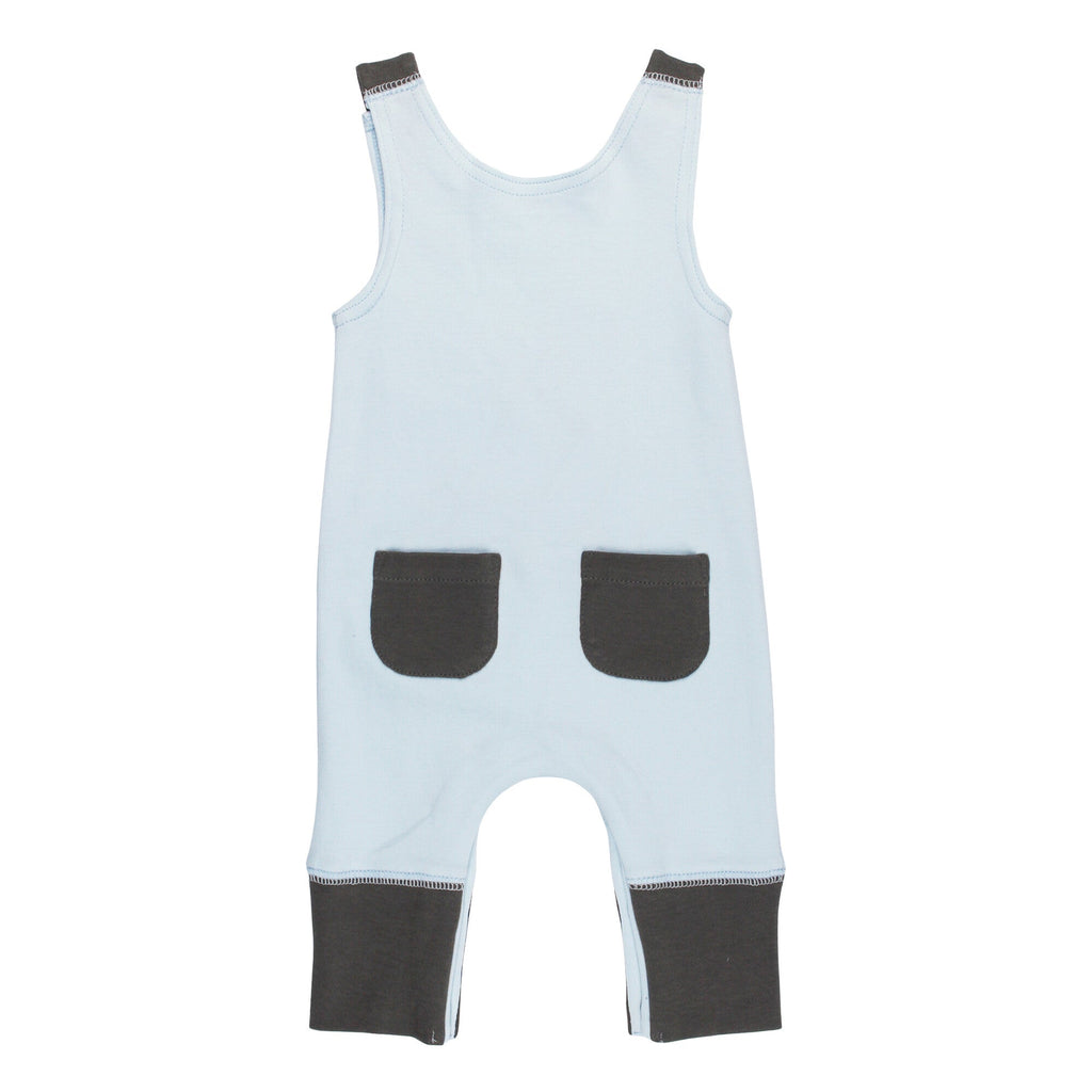 Airplane - Organic Applique Harem Romper