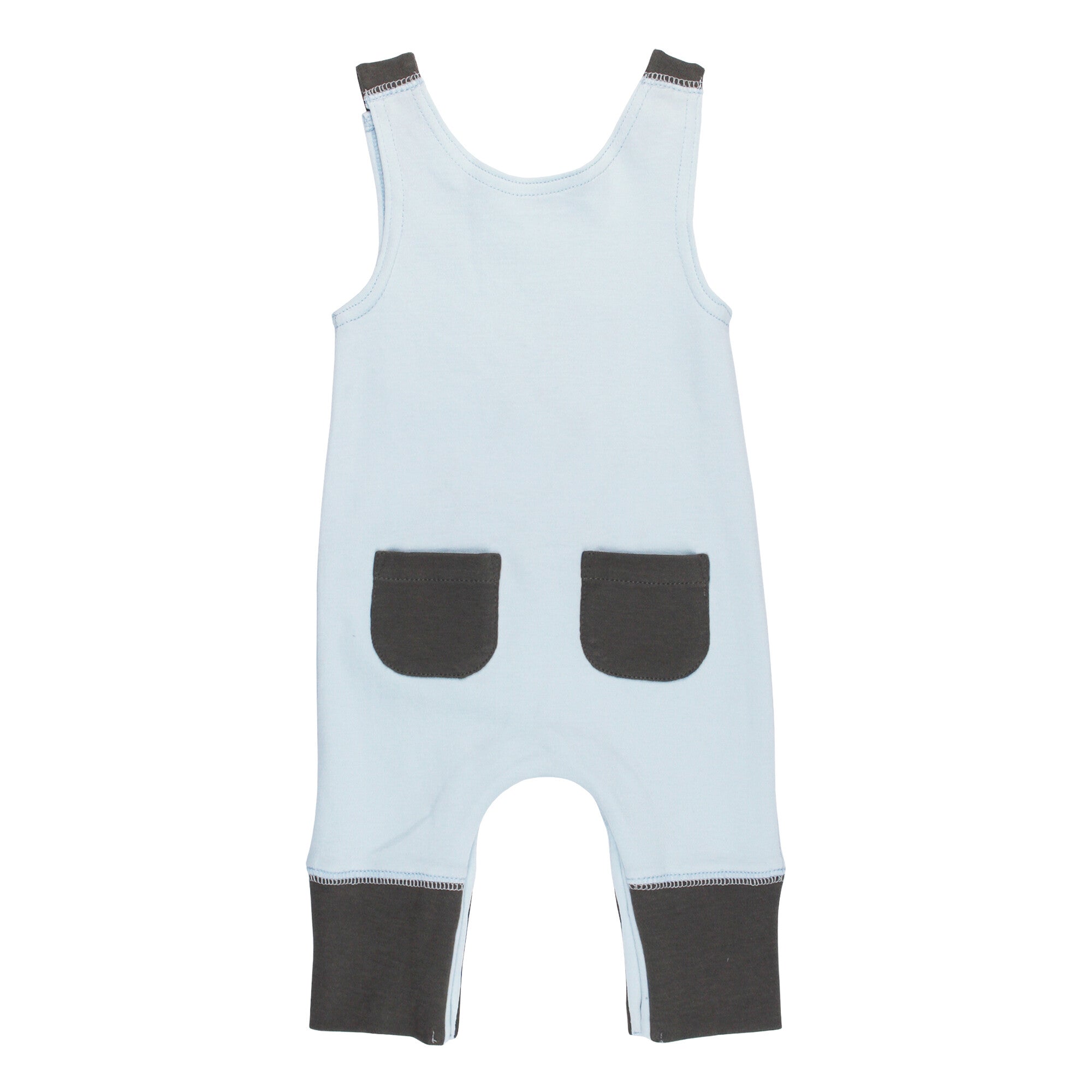 Airplane - Organic Applique Harem Romper