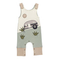 Little Camper - Organic Applique Harem Romper