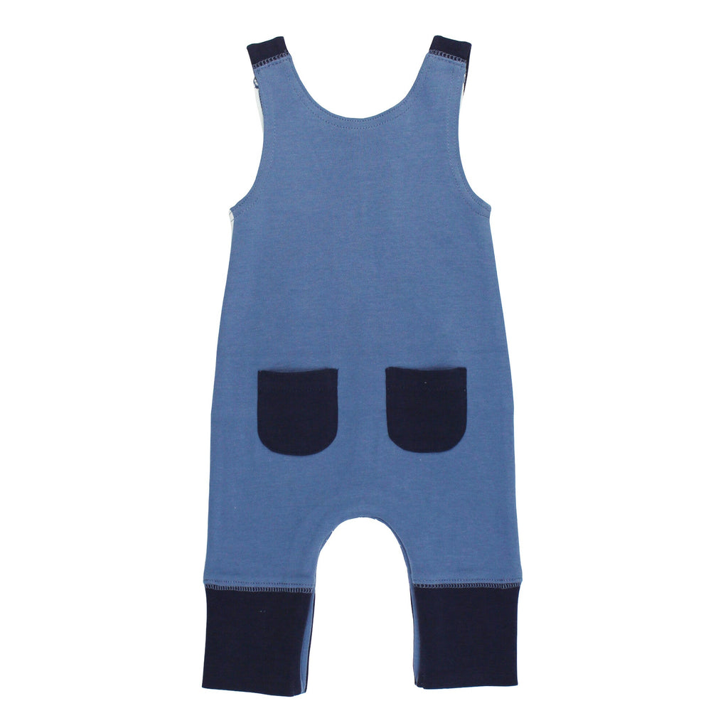 Sailboat - Organic Applique Harem Romper