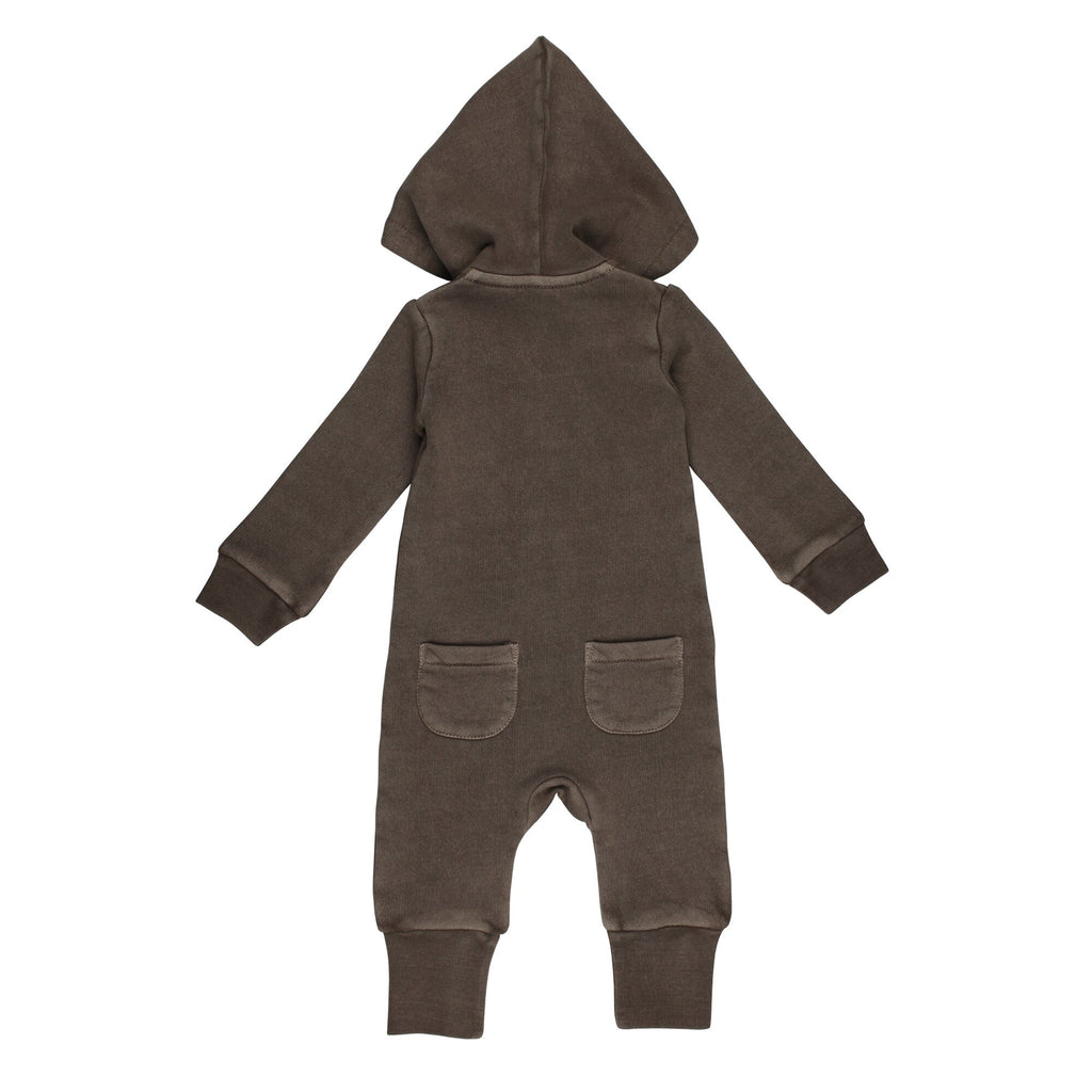 Bark - Organic Cozy Zipper Romper