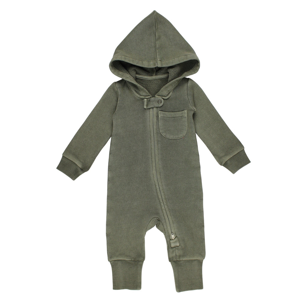 Hunter - Organic Cozy Zipper Romper