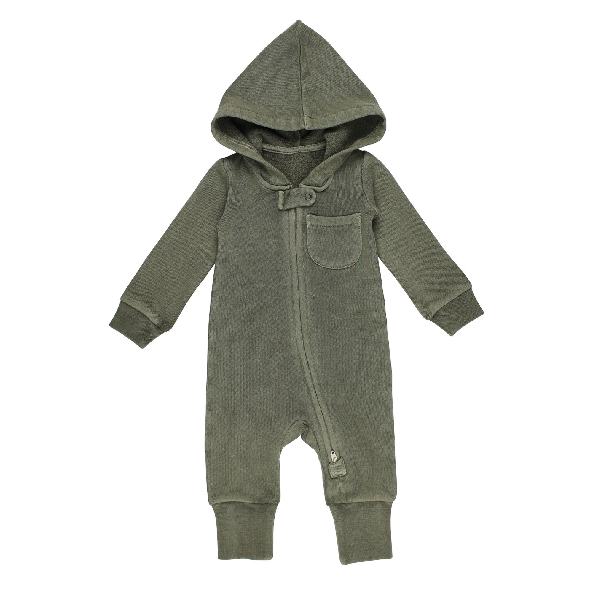 Hunter - Organic Cozy Zipper Romper