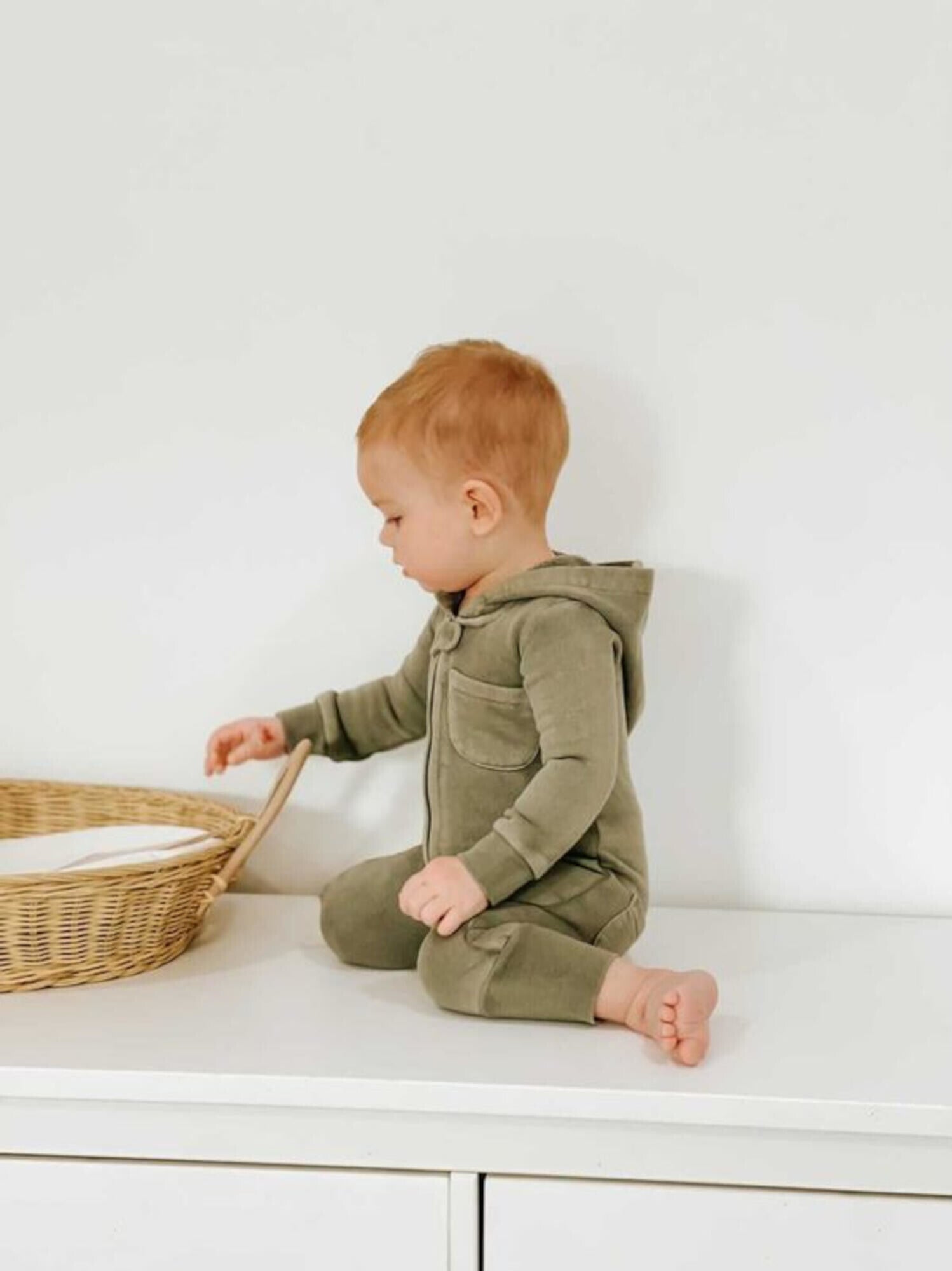 Hunter - Organic Cozy Zipper Romper