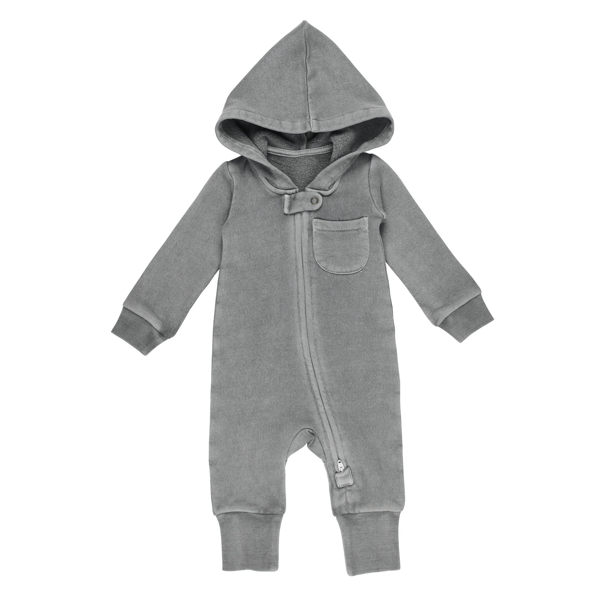 Mist - Organic Cozy Zipper Romper