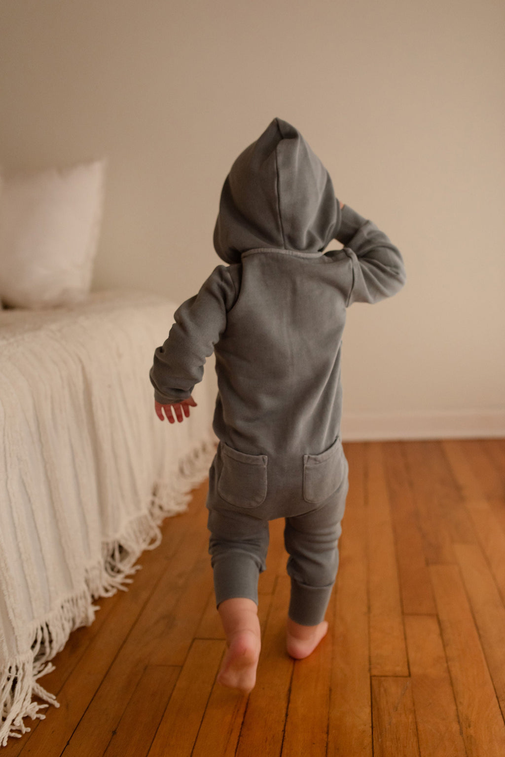 Moonstone - Organic Cozy Zipper Romper