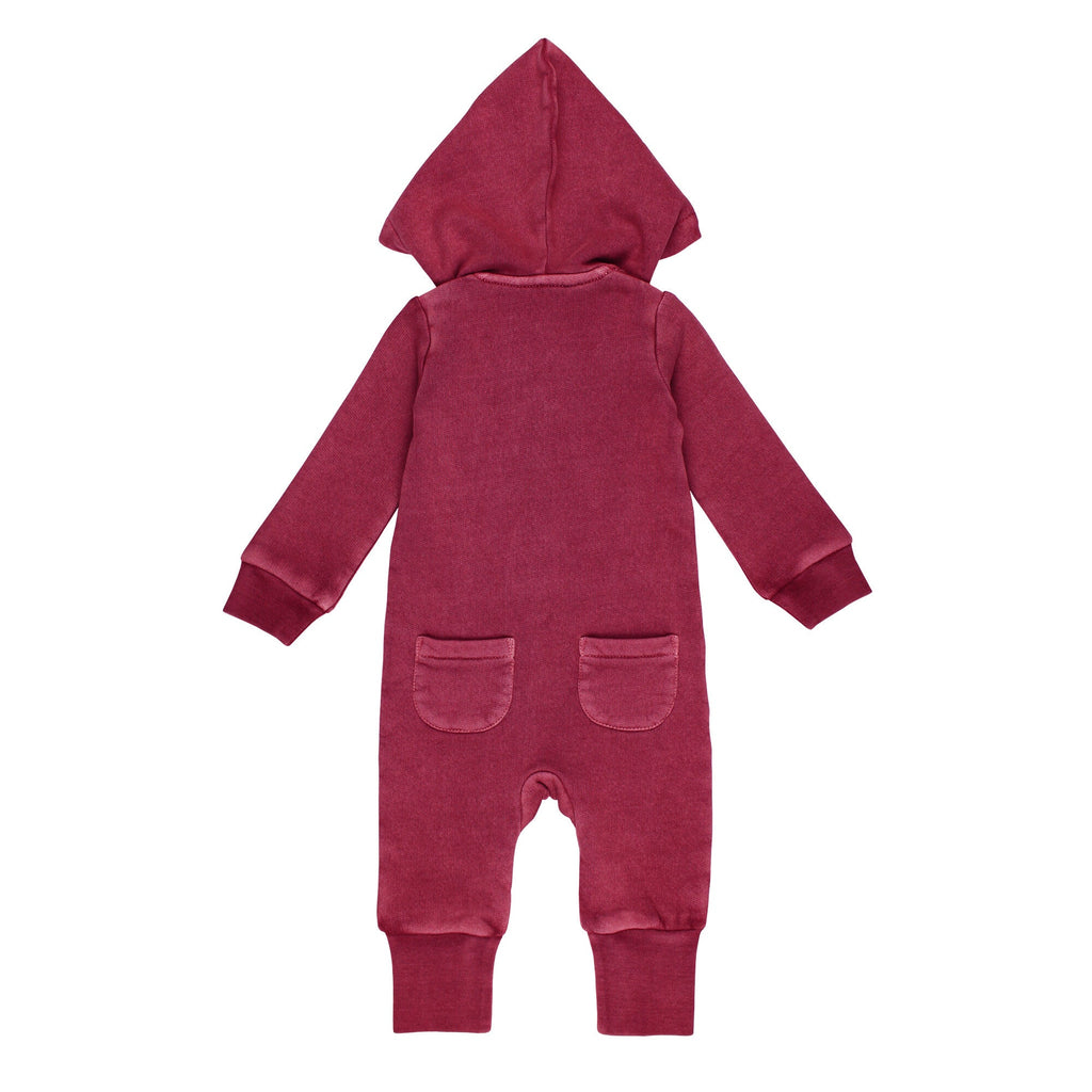 Sugarplum - Organic Cozy Zipper Romper