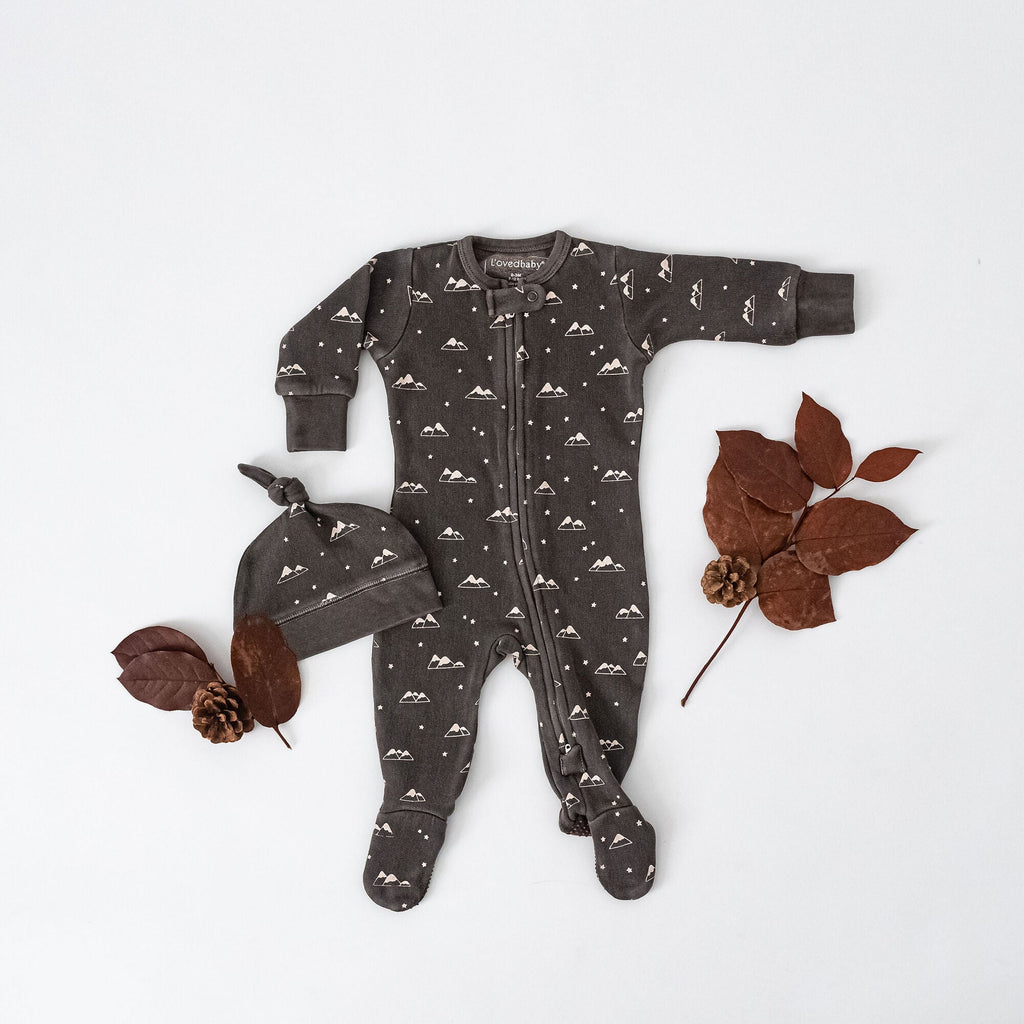 Bark Mountains - Organic Cozy Knotted Hat