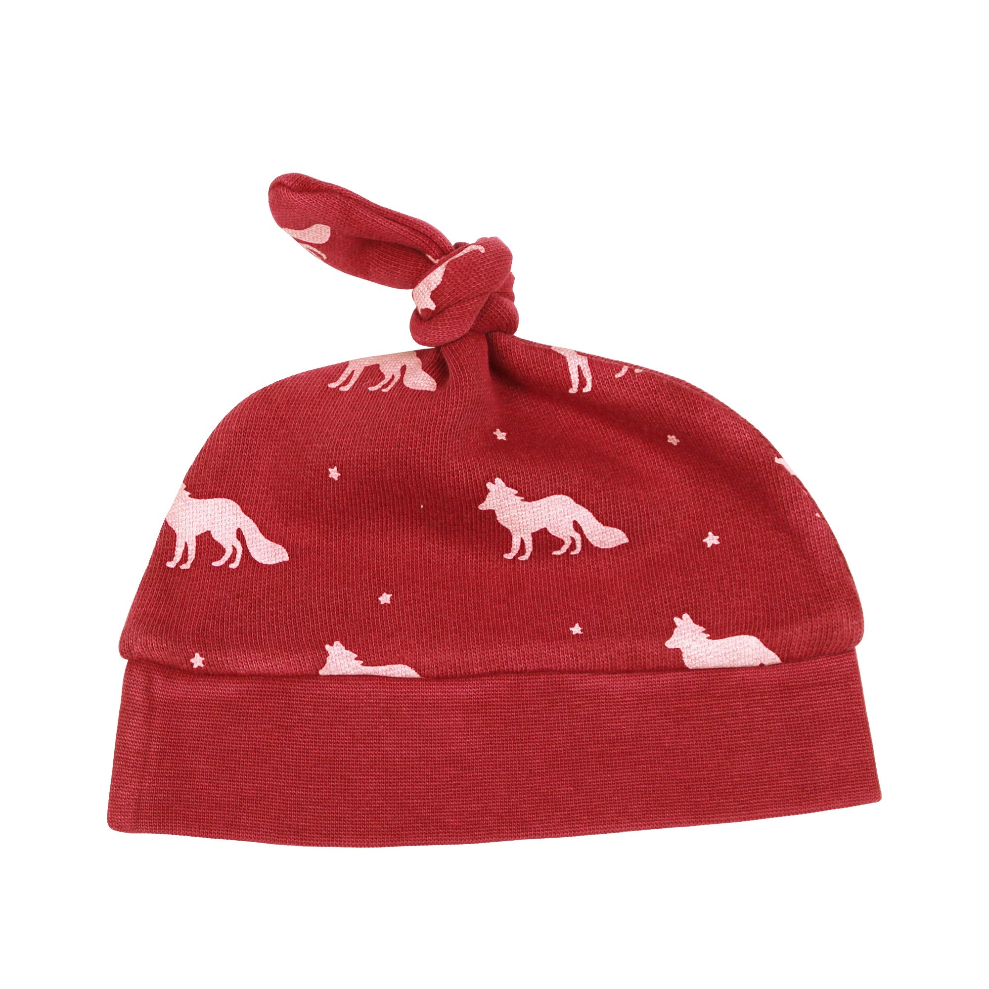 Cherry Fox - Organic Cozy Knotted Hat
