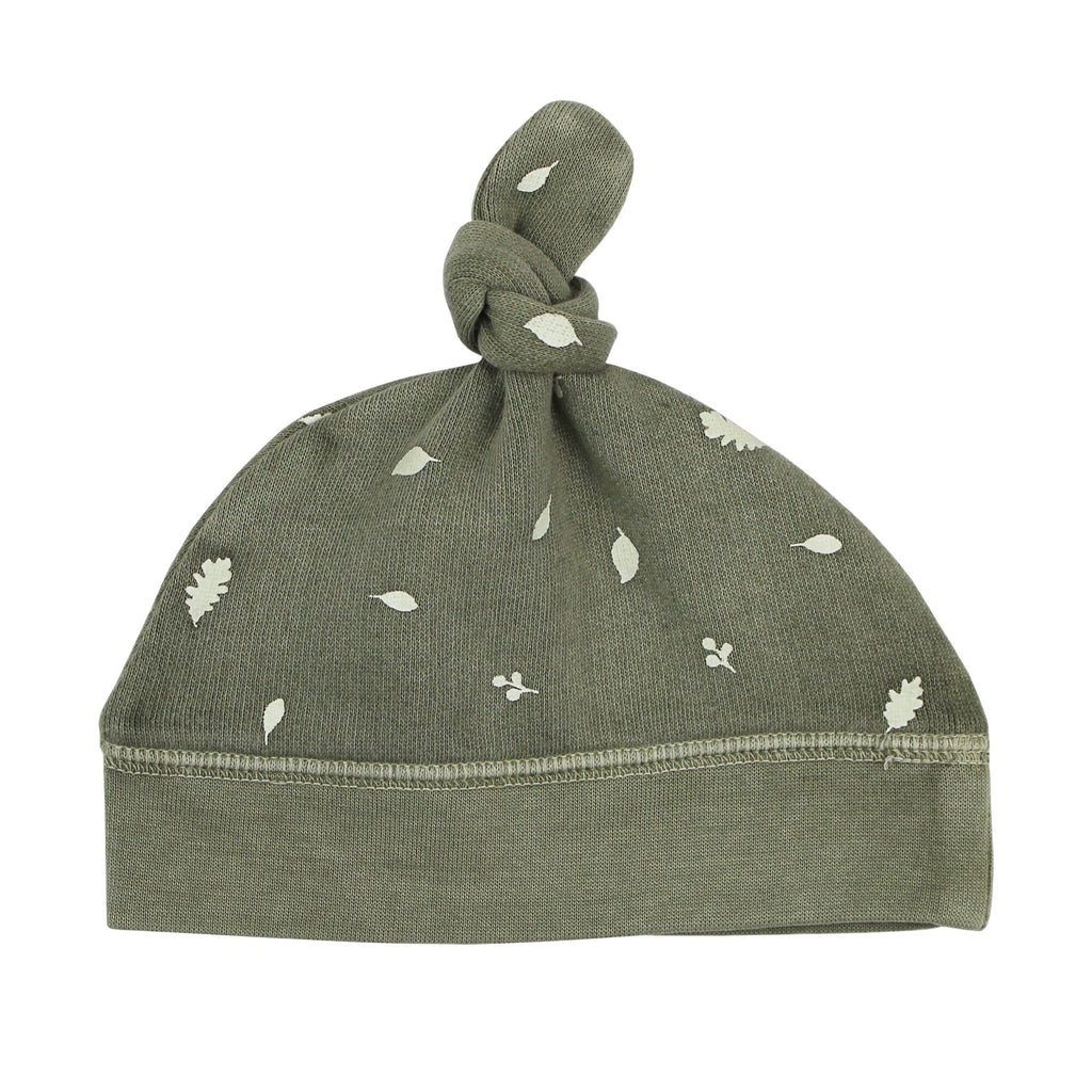 Hunter Leaves - Organic Cozy Knotted Hat