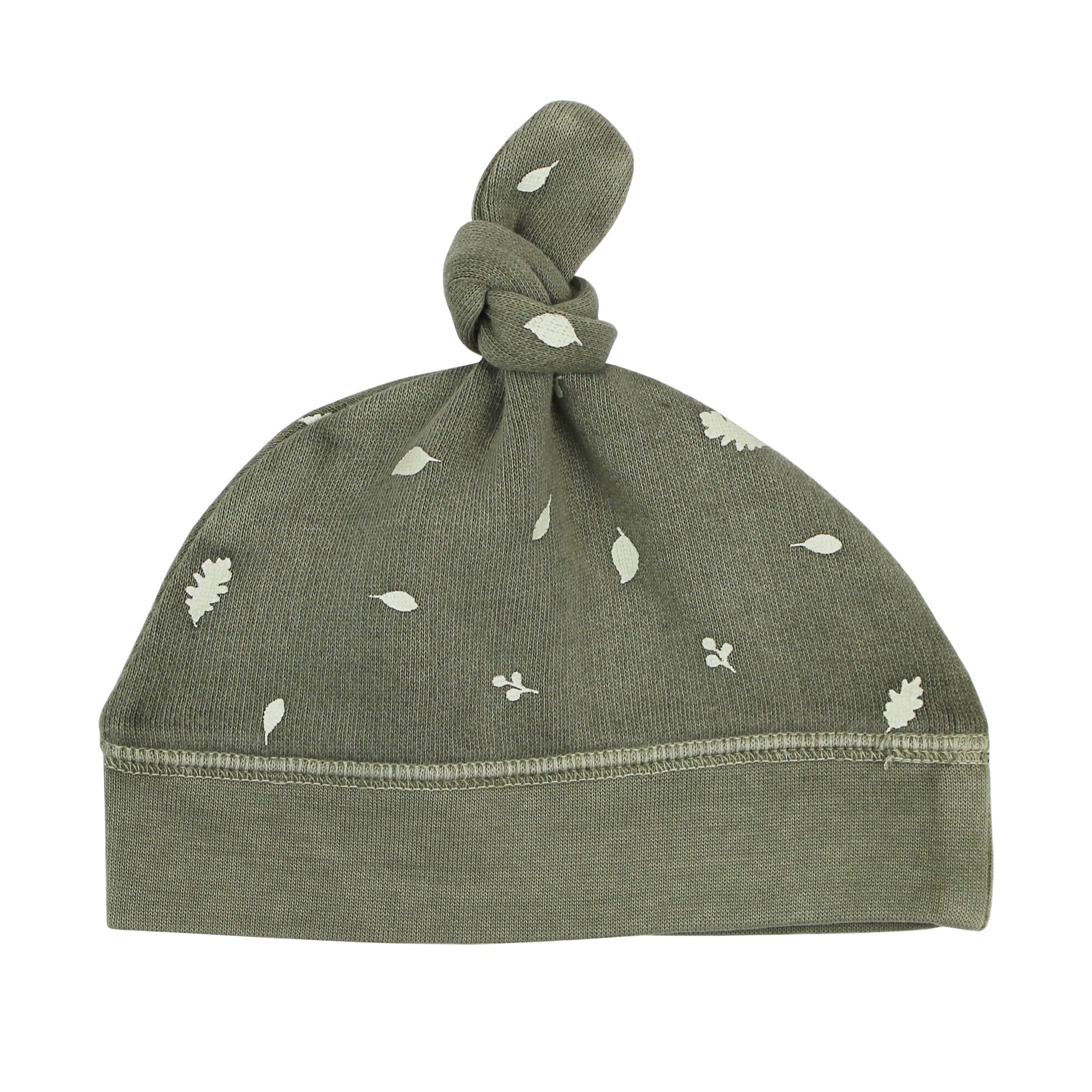 Hunter Leaves - Organic Cozy Knotted Hat