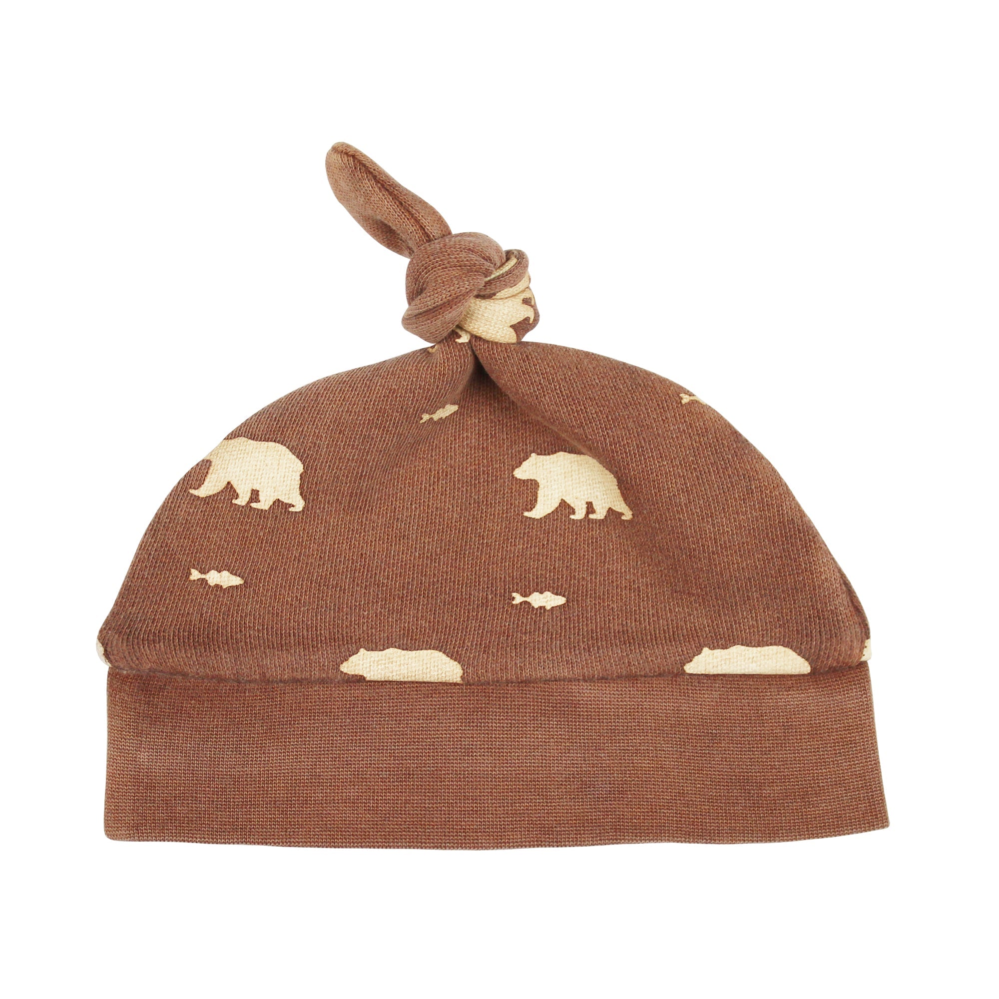 Latte Bear - Organic Cozy Knotted Hat