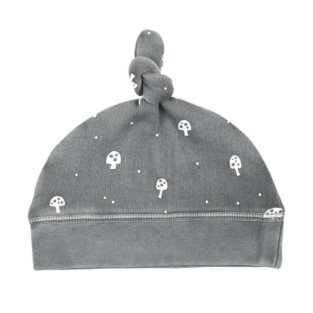Mist Mushrooms - Organic Cozy Knotted Hat