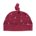 Sugarplum Cherries - Organic Cozy Knotted Hat