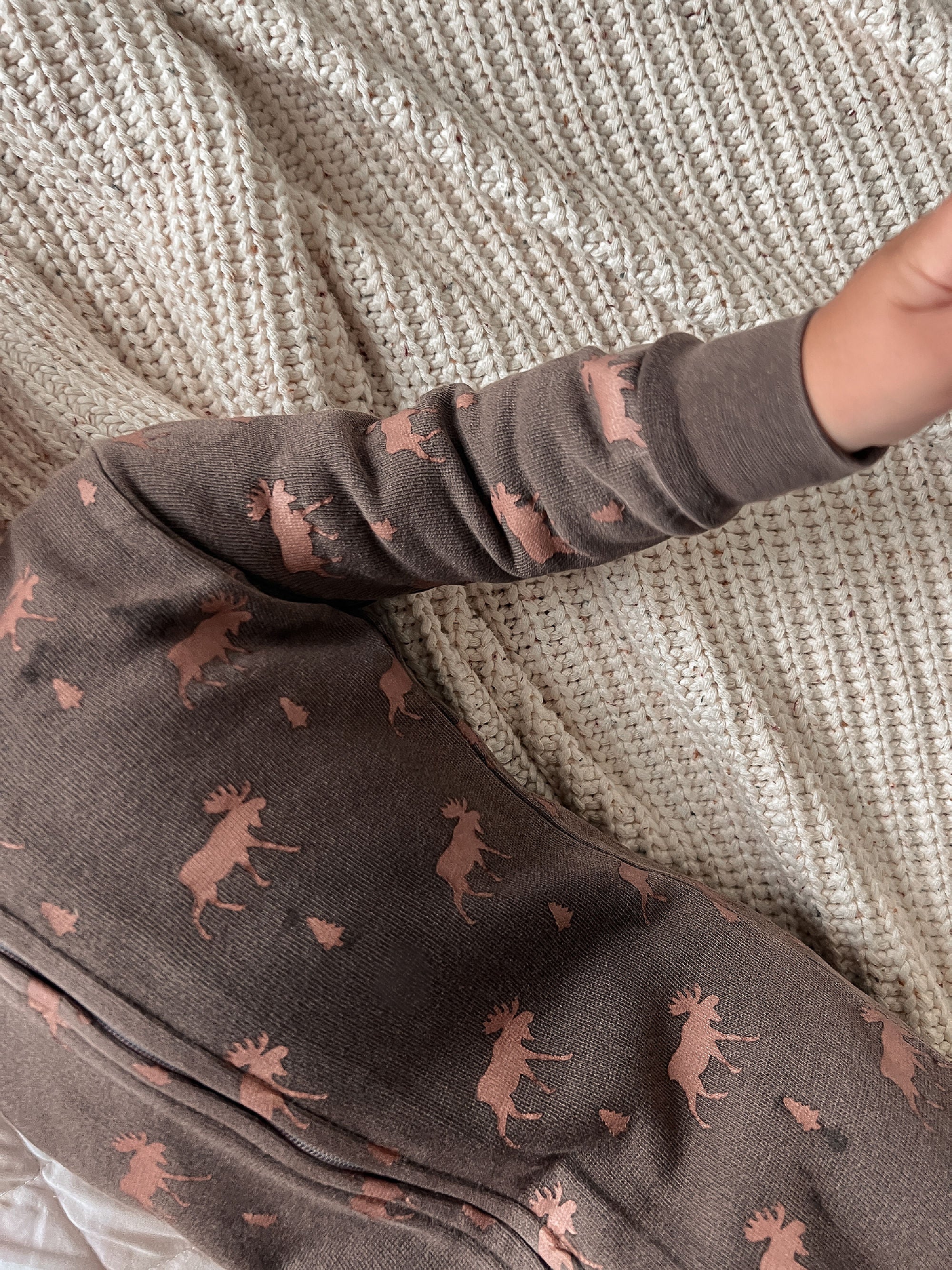 Bark Moose - Organic Cozy Zipper Footie