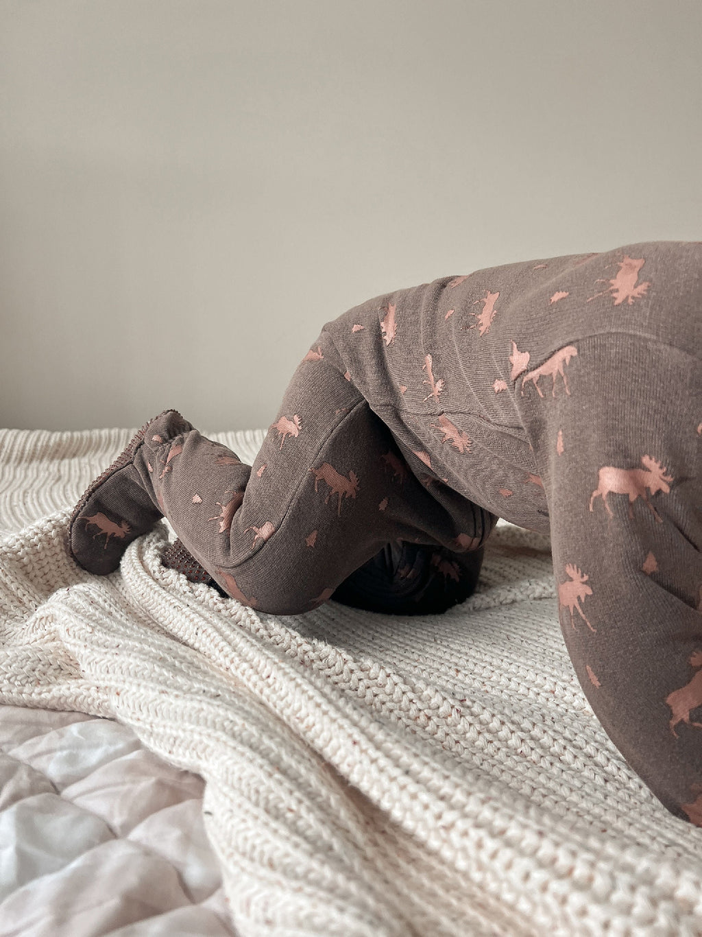 Bark Moose - Organic Cozy Zipper Footie