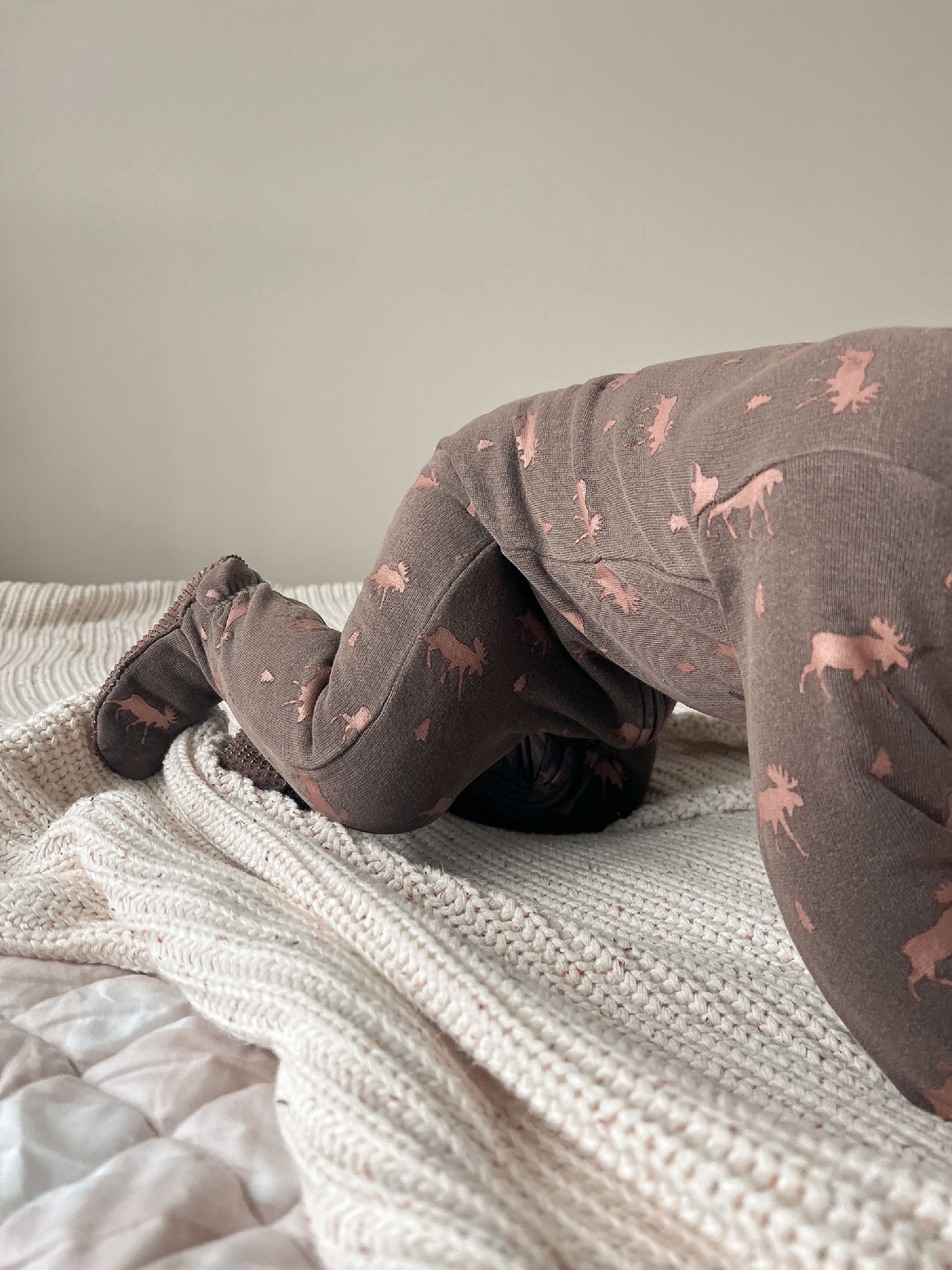 Bark Moose - Organic Cozy Zipper Footie
