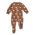 Latte Bear - Organic Cozy Zipper Footie