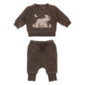 Bark Moose - Organic Cozy Graphic Sweatshirt & Jogger Set