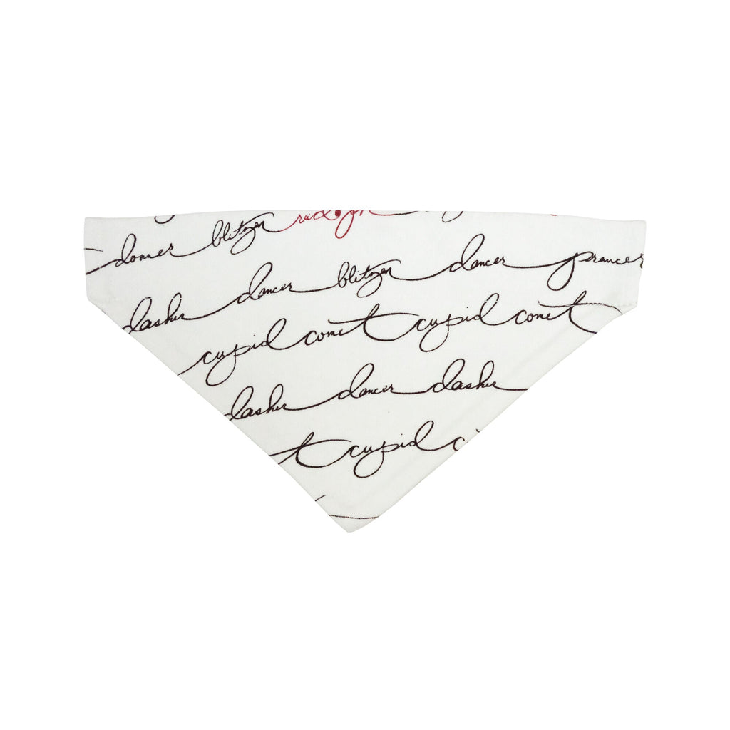 Writing Reindeer - Organic Holiday Pet Bandana
