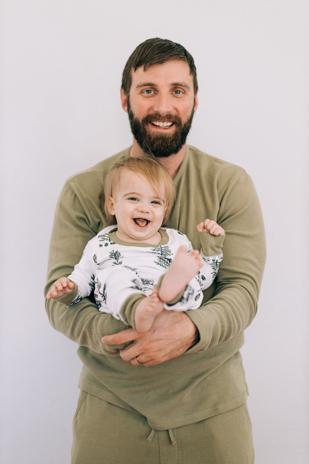 Under The Tree - Kids' Organic Holiday PJ & Cap Set