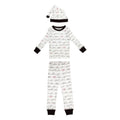 Writing Reindeer - Kids' Organic Holiday PJ & Cap Set