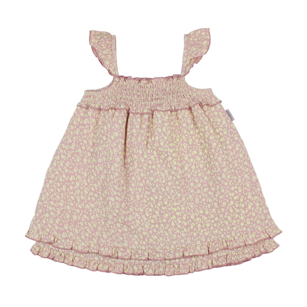 Carnation Floral - Kid's Organic Muslin Summer Dress