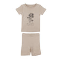 Oatmeal Mushrooms - Kids' Organic S/Sleeve PJ Set