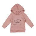 Mauve Watermelon - Kids' Organic Raglan Hoodie