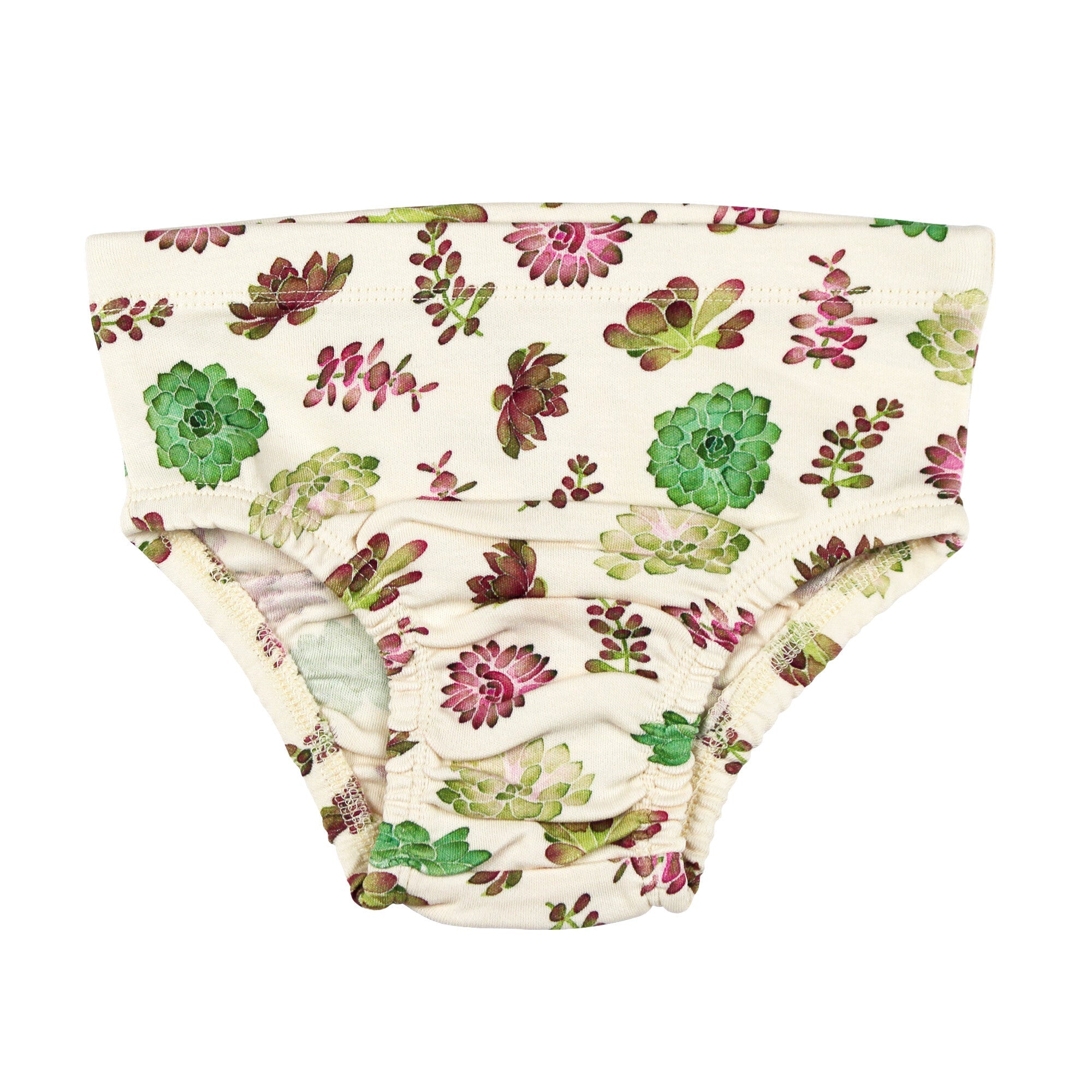 Buttercream Succulents - Kids' Organic Briefs