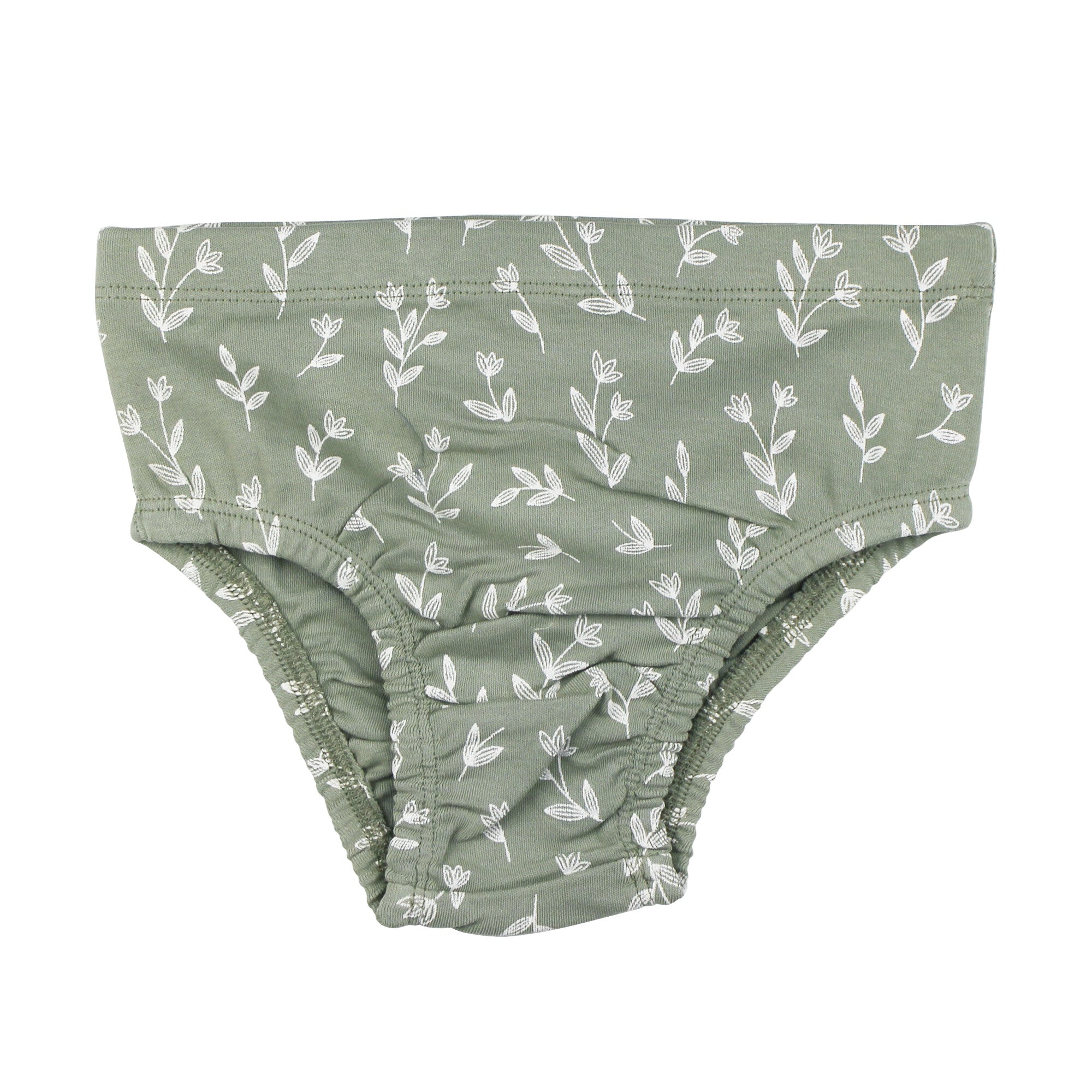 Seafoam Bloom - Kids' Organic Briefs