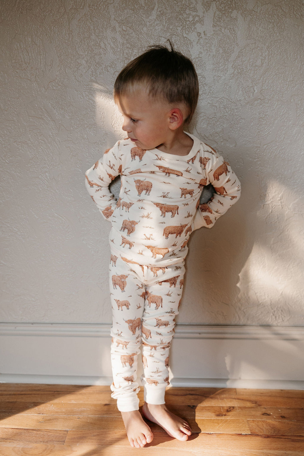 Highland Cow - Kids' Organic PJ Set
