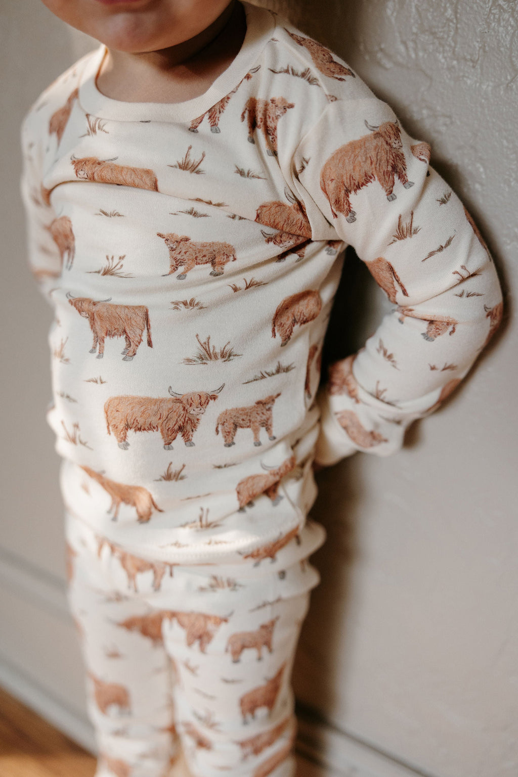 Highland Cow - Kids' Organic PJ Set