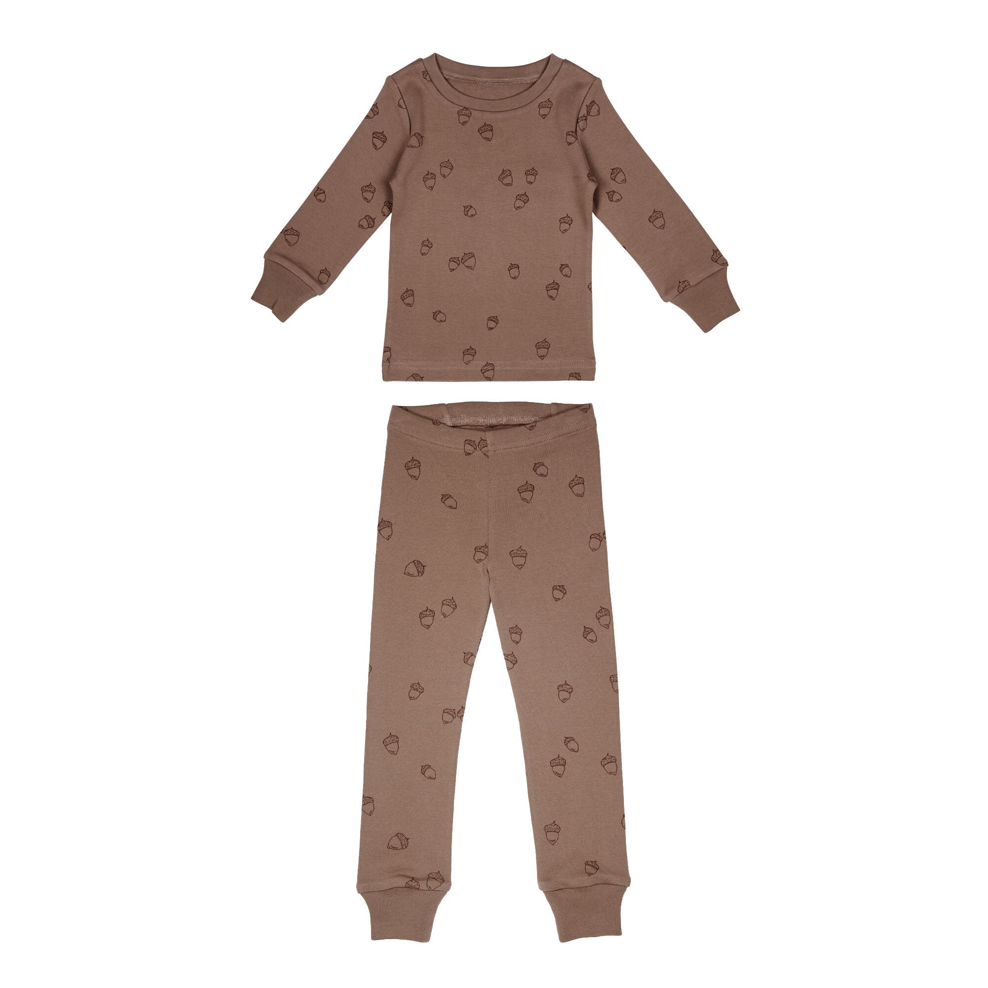 Latte Acorn - Kids' Organic PJ Set