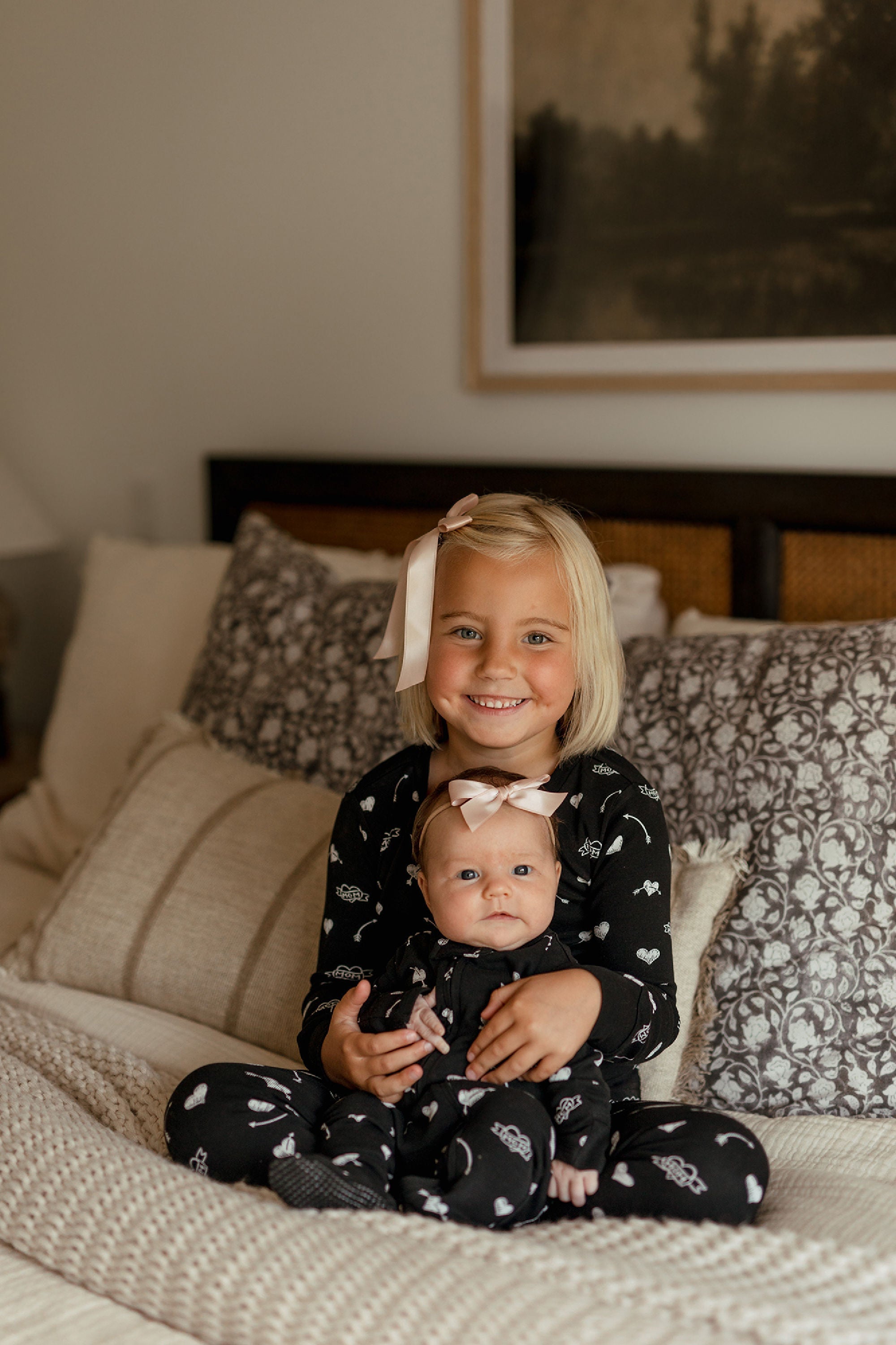 Mom Heart - Kids' Organic PJ Set