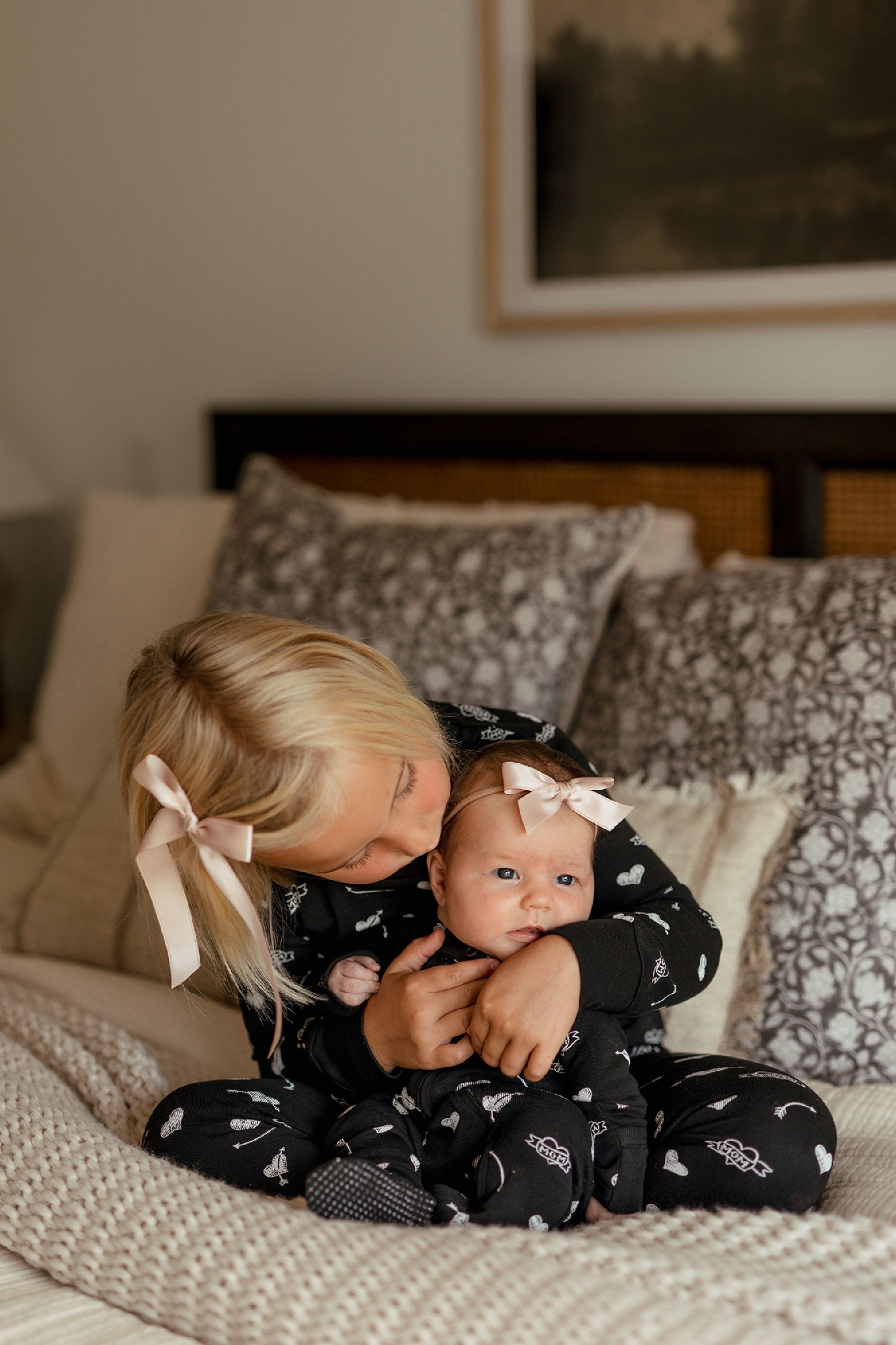 Mom Heart - Kids' Organic PJ Set