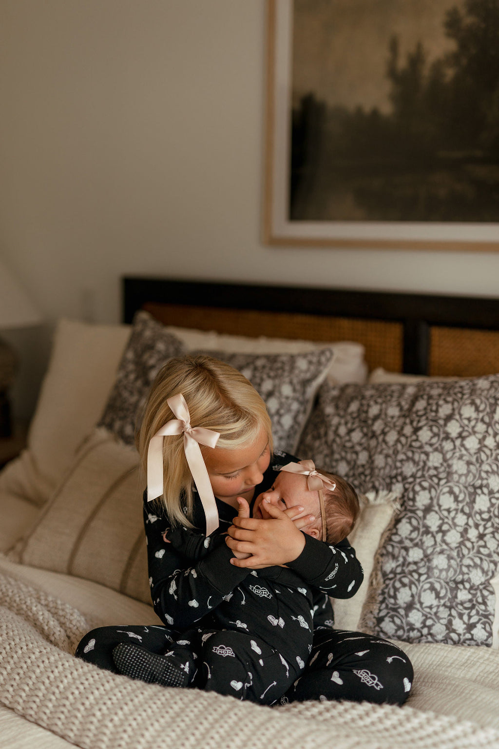 Mom Heart - Kids' Organic PJ Set